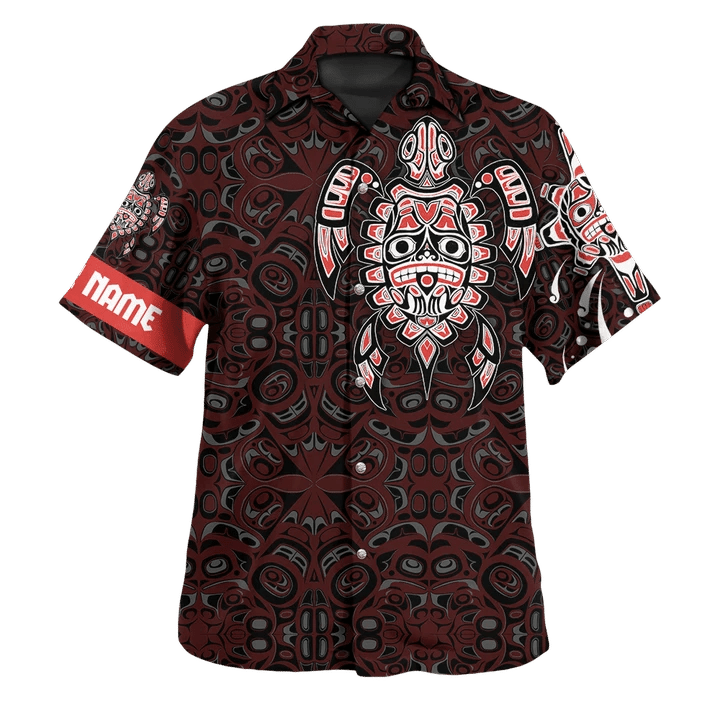 Personalized Spirit Turtle Northwest Pacific Hawaii Shirt Haida Art Animal Merch