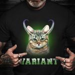 Cat Loki Variant Shirt Tva Variant Marvel Loki Merch Cat Graphic Tee