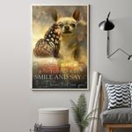 Chihuahua Sometimes I Just Look Up And Say I Know That Was You Poster For Room Dog Owner Gift