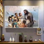 Jesus And Children Poster Every Child Matters Merch Christian Wall Decor For Living Room