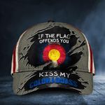 If The Flag Offends You Kiss My Coloradoass Cap USA Flag Vintage Hat Colorado Merch Gift