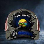 Don't California My Montana Hat Vintage USA Flag Cap Unique Montana State Merch Gift Ideas