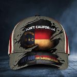Don't California My North Carolina Hat Vintage USA Flag Cap Good Gifts For Father In Law
