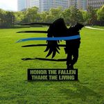 Thin Blue Line Honor The Fallen Thank The Living Metal Sign Support Law Enforcement Patriot Day