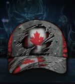 Canada Flag Hat 3D Printed Vintage Cap Patriotic Canada Cap 2