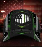 Green Blue Line Hat Honor U.S Army Military Soldiers Veteran Military Gift For Men