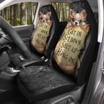 Chihuahua Get In Sit Down Shut Up Car Seat Cover Humor Car Interior Decorations Gift Ideas