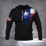 Texas Flag 3D Hoodie Designs With American Flag Logo Seasonal Family Gift Ideas