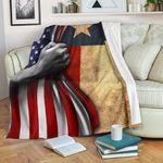 Texas American Flag Blanket Fourth Of July Patriotic Gifts