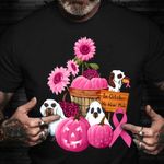 Dachshund Halloween In October We Wear Pink Shirt Breast Cancer Awareness Halloween Apparel