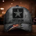 Army Veteran Hat Vintage American Flag Cap Unique Proud Of US Army Veteran Gift