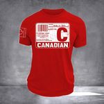 Canadian Blood Type Shirt