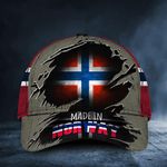 Made In Norway Cap Old Retro Norway Flag Cap Proud Of Norwegian Merchandise Gift