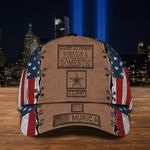 US Army Hat 1776 'Murica Against All Enemies Foreign & Domestic USA Flag Army Retirement Gift