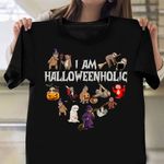 Sloth I Am HalloweenHolic T-Shirt Funny Halloween Shirt Apparel For Adults