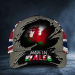 Made In Wales Hat Vintage Wales Flag Cap Patriots Gifts For Him
