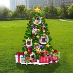 Pug Christmas Tree Yard Sign Pug Owner Dog Lover Christmas Yard Decorations