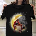 Jesus And Dachshund On The Moon Shirt Memorial Dog T-Shirt Christmas Gifts For Dog Loverseteran Shirt Proud US Veteran T-Shirt Gifts For Bicycle Lovers
