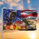 US Soldier Forever In Our Heart American Flag Memorial Day Decoration Ideas