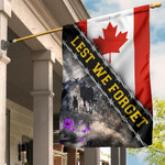 Animals Lest We Forget Canada Flag Remember Sacrificed Animals Patriotic Decorations Outdoor