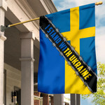 Sweden I Stand With Ukraine Flag Support Ukraine Ukrainian 2022 Flag Merch