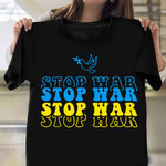 Stop War T-Shirt Fuck Putin Stand With Ukraine Shirt Gifts For Ukrainian