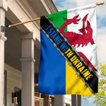 I Stand With Ukraine Welsh Flag