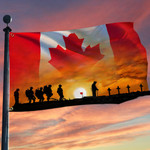 Veterans Poppy Canada Flag Remembrance Day Military Patriot Merch