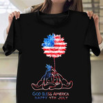 Eeyore Disney God Bless America 4Th Of July Shirt Cute Fourth Of July Disney Shirts Apparel