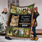 Be a special mom of chihuahua - Fleece Blanket, pattern chihuahua mom blanket 50"x60" Stadium Blanket- Test random title 005