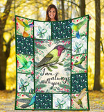 Hummingbird I  am always love you - Fleece Blanket,  gift for you, gift for her, gift for him, gift for hummingbird lover- Test random title 005