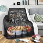 All you need is love and apple pie - Fleece Blanket,  gift for pie lover, Thanksgivng gift, autumn gift- Test random title 006