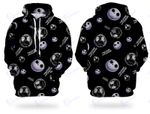 New Nightmare Before Christmas Jack Men Women Hoodies Outerwear Halloween Gift 3D Print Crewneck Sweatshirt Suit Plus