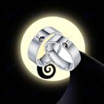 Nightmare Before Christmas Lover's Rings Jack and Sally Carnival Party Cosplay Props Jack Skellington Confession Under Moonlight
