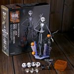 Revoltech Series NO.005 Jack Skellington The Nightmare Before Christmas PVC Action Figure Collectible Model Toy