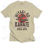 Vintage Miyagi Do Inspired Karate Kid T Shirt Men Cotton Cobra Kai Tshirt Japanese Kung Fu Tee Tops Short Sleeve Fashion T-shirt