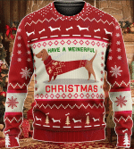 Have A WEINERFUL Christmas KNITTED Sweater & Hoodie 2021