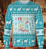 FLa La La La La La La Llama Awesome Christmas 2021 KNITTED Sweater & Hoodie