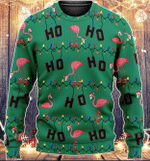 Flamingo Ho Ho Ho Christmas 2021 KNITTED Sweater & Hoodie