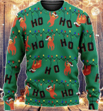 Sloths Ho Ho Ho Christmas 2021 KNITTED Sweater & Hoodie