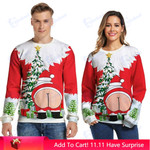 Unisex Ugly Christmas Sweater 3D Print Funny Pullover Sweaters Jumpers