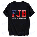 Lets Go Brandon Funny 100% Cotton T-Shirt National Flag Creativity Tshirt
