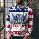 Fashion Spring Autumn US Flag Men‘s Hoodies Oversized Loose Vintage Sweatshirts America Route 66 Letters Printed Hoody Clothing