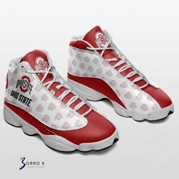 Ohio State Buckeyes Football Air Jordan 13 Sneaker  Shoes