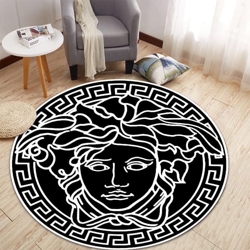 Versace Luxury Brand 1 Round Rug Living Room And Bed Room Rug Gift Us Decor VH3