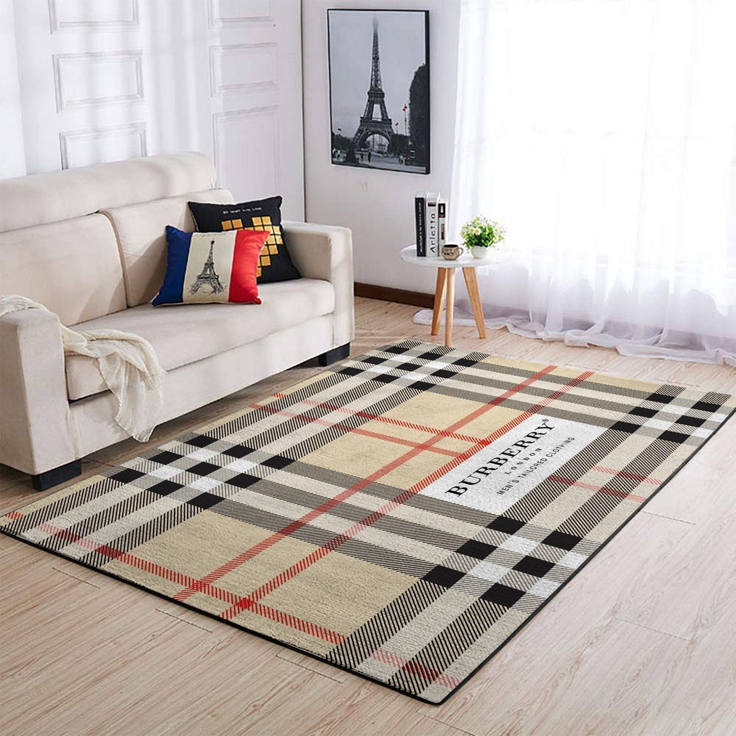 Burberry Luxury Brand 23 Area Rug Living Room And Bedroom Rug Us Gift Decor VH3