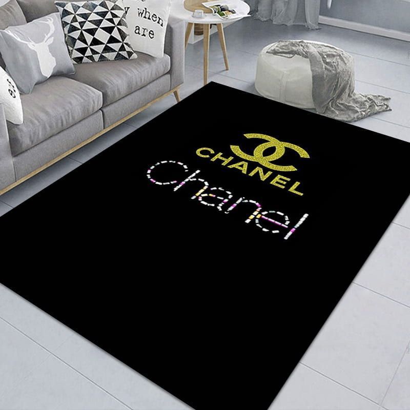 Chanel Luxury Brand 129 Area Rug Living Room And Bedroom Rug Us Gift Decor VH3