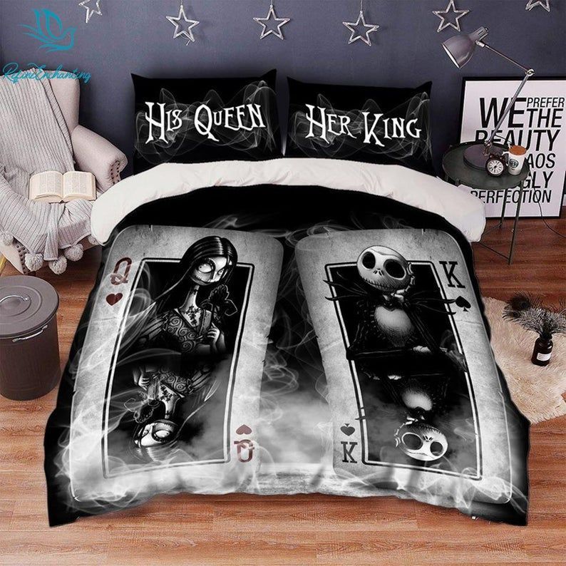 The Nightmare Before Christmas Duvet Cover Quilt Cover Bedding Set Pillow Cases