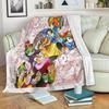 Cartoon Characters Disney Fleece Blanket Gift For Fan, Premium Comfy Sofa Throw Blanket Gift H99