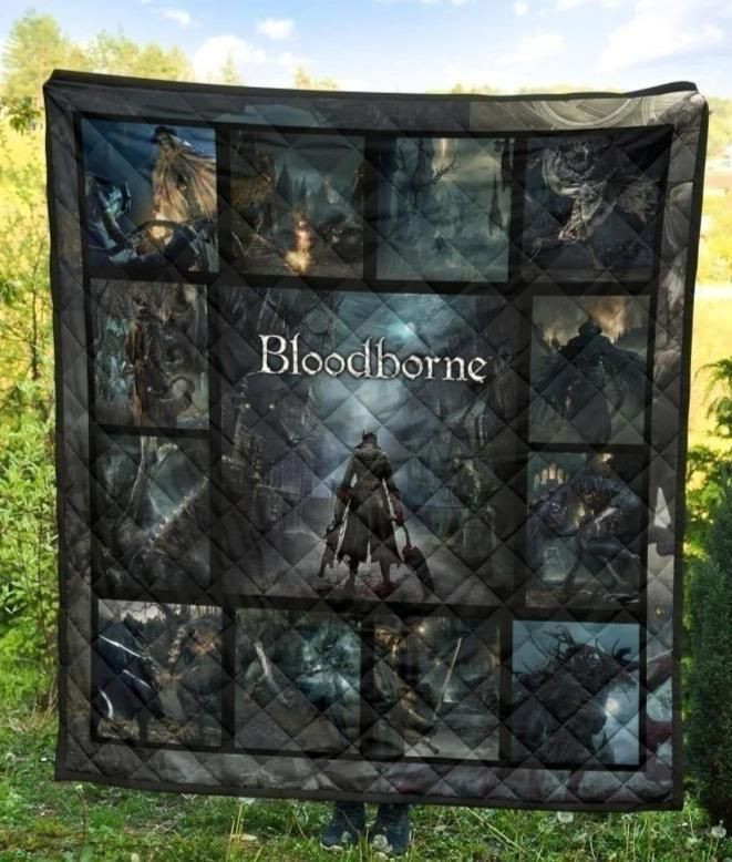 Bloodborne series of games Game Lover Quilt Blanket Gamer TN01